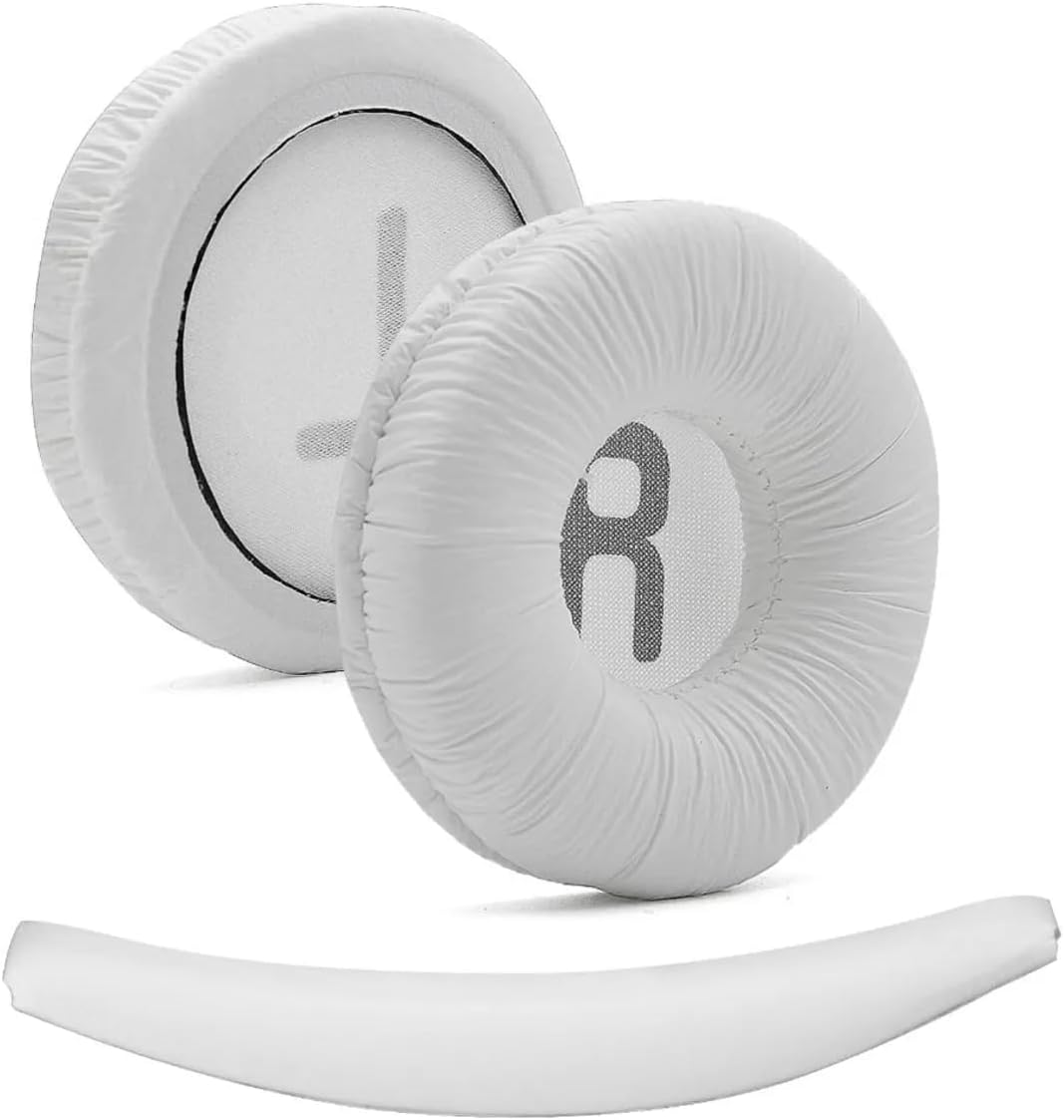 Jbl Kulaklık Pedi 450/460/500/510 BT Tune 600T250/300 Uyumlu Jbl Kulaklık Süngeri +Yastığı Takımı Beyaz