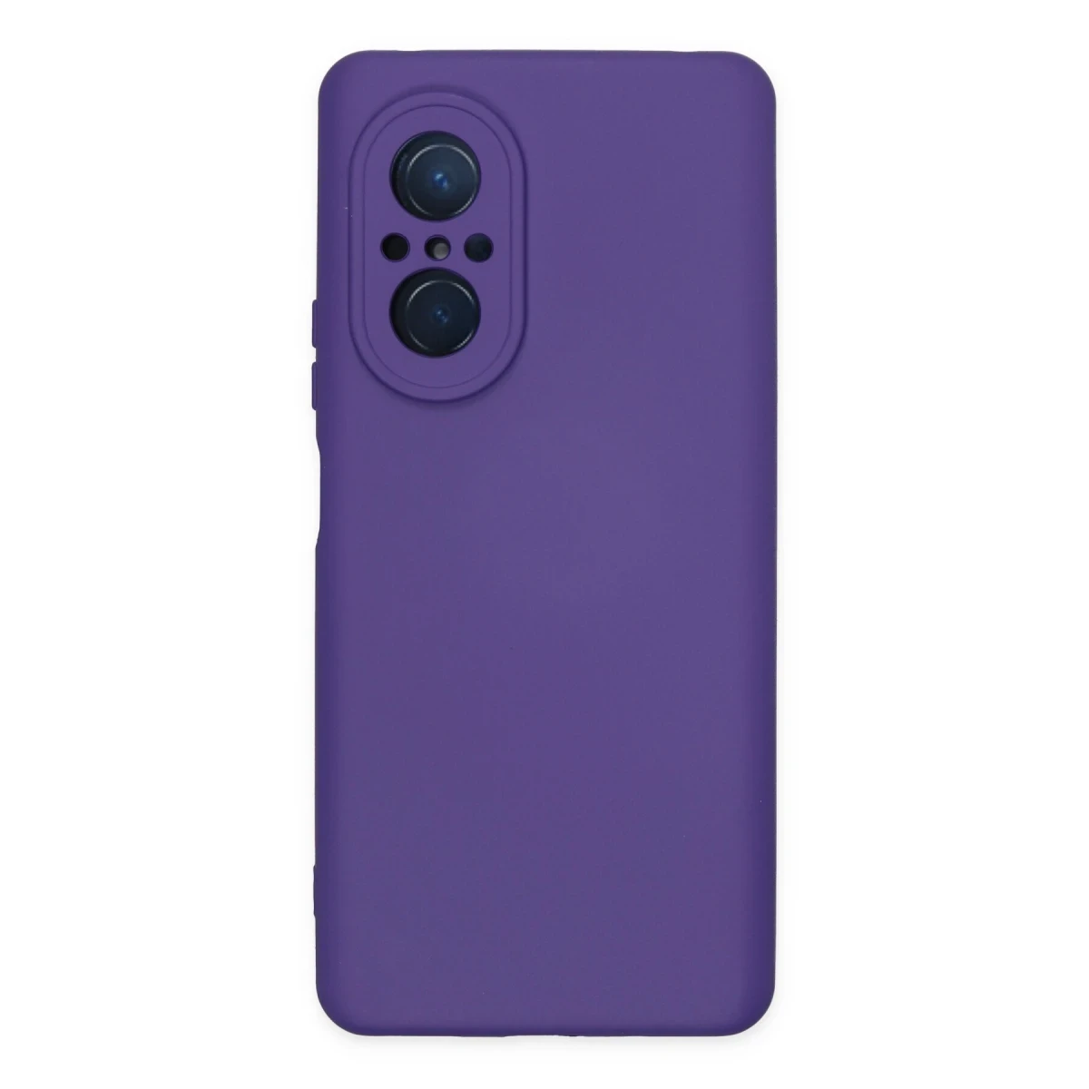 Huawei Nova 9 SE Kılıf Nano içi Kadife Silikon - Mor