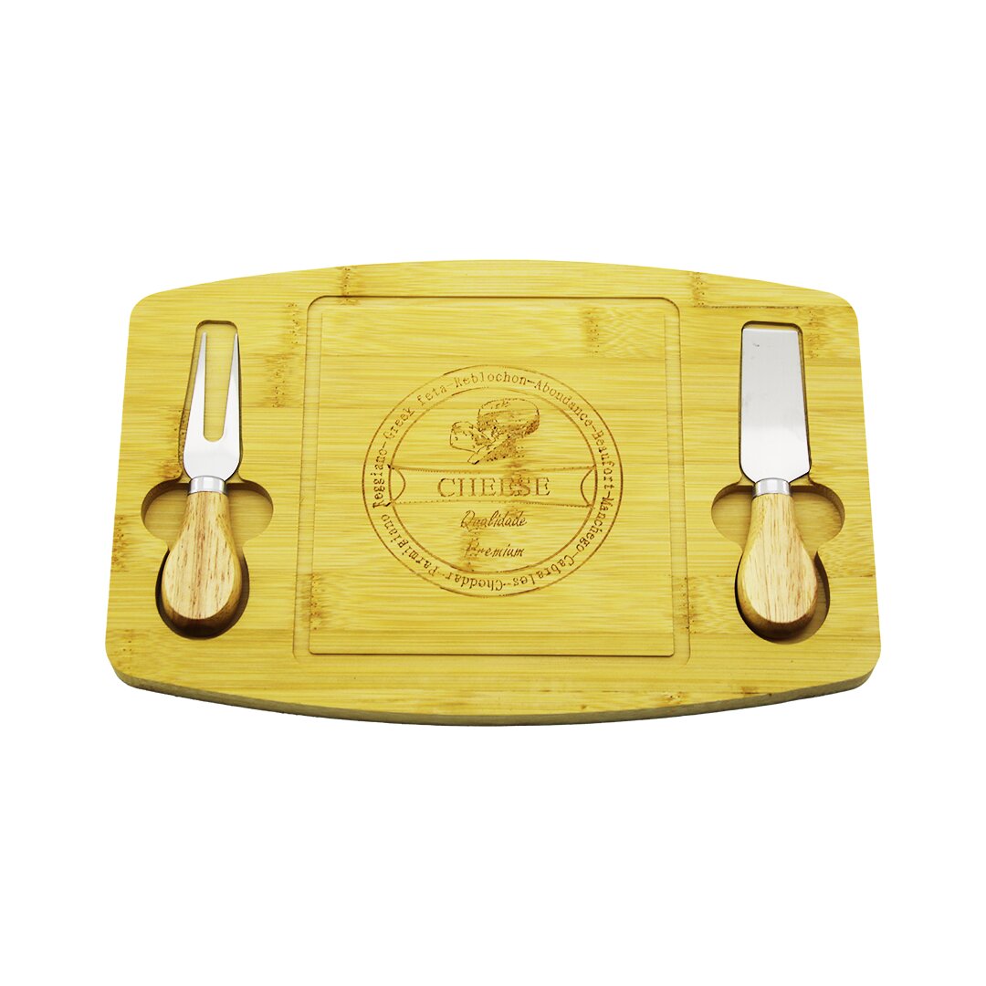 BIÇAK SAĞ-SOL 19X29CM -1.5CM AHŞAP BAMBU KAHVALTI PEYNİR SUNUM TABAK 2PEYNİR BIÇAK=AHŞAP SAPLI