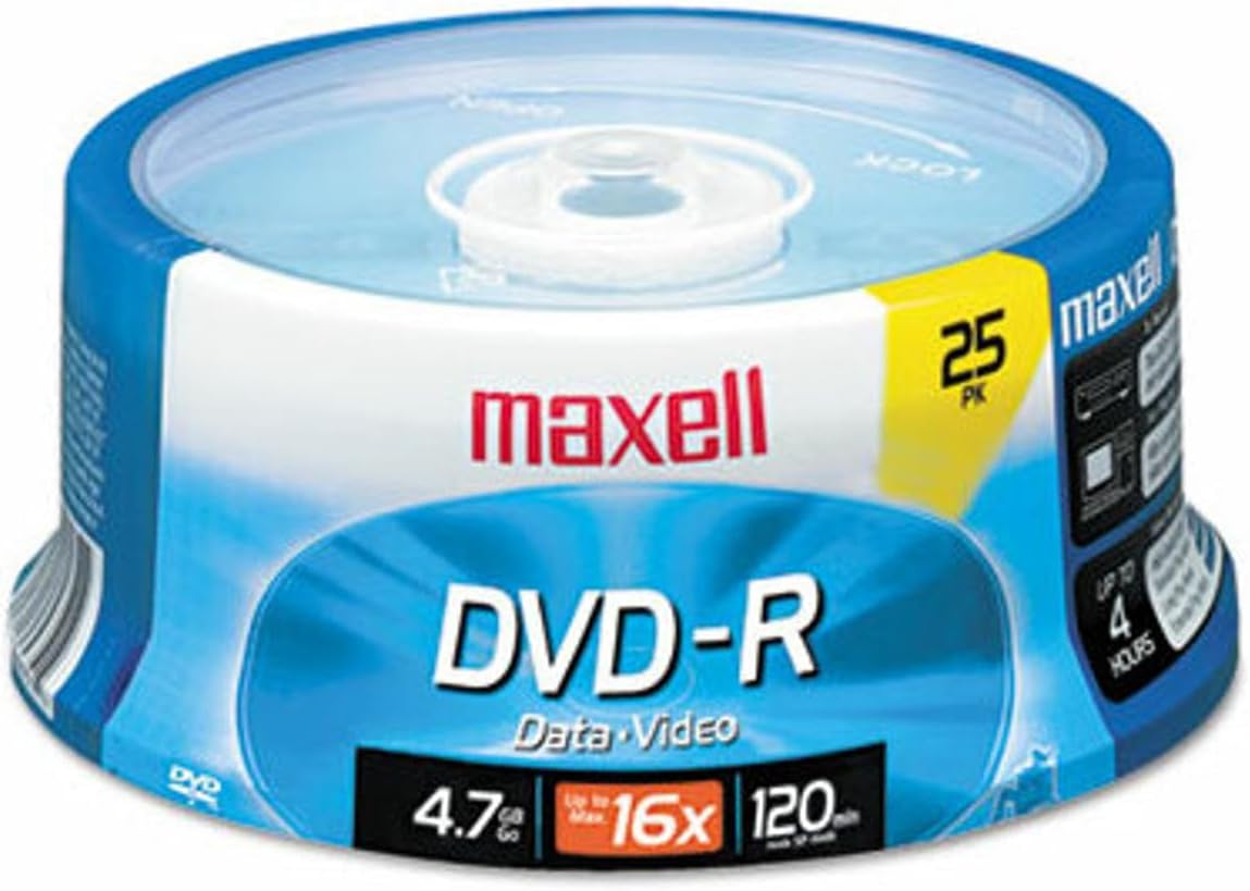 DVD-R Mil, 4,7 GB, 25 Adet