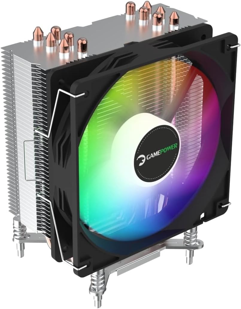 Glace TC6 ARGB Siyah 1x120mm LGA1851/AM5 İşlemci Hava Soğutucu