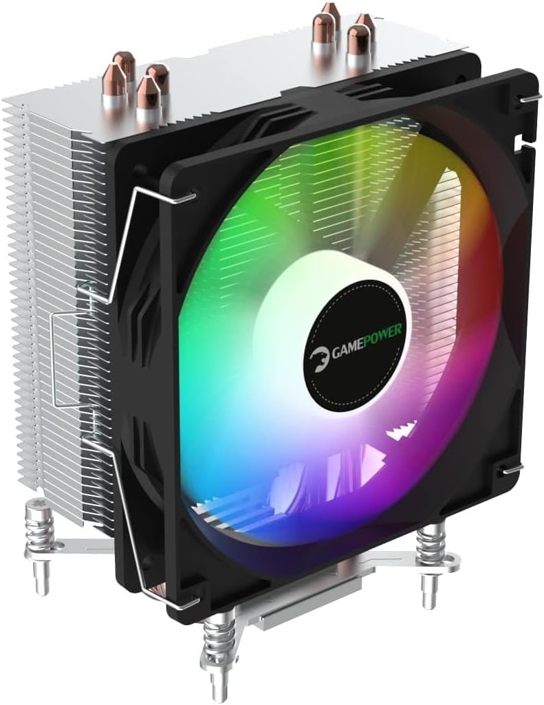Glace TC4 ARGB Siyah 1x120mm LGA1851/AM5 İşlemci Hava Soğutucu