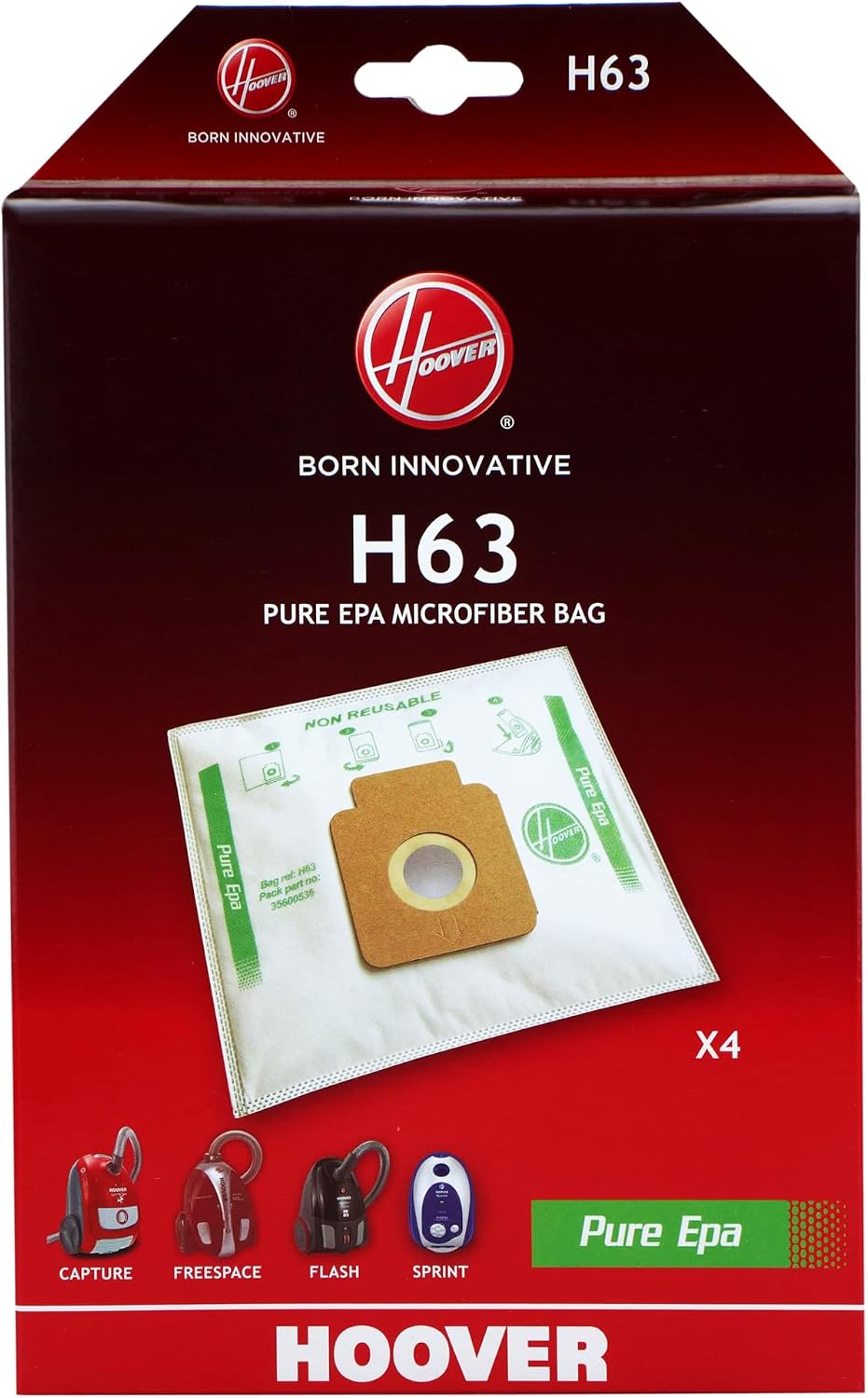 H63 Freespace Mikrofiber Torbalar (x4)