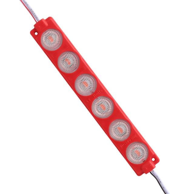 24 Volt 1.3 Watt Kırmızı 3030 Cob Modül Led