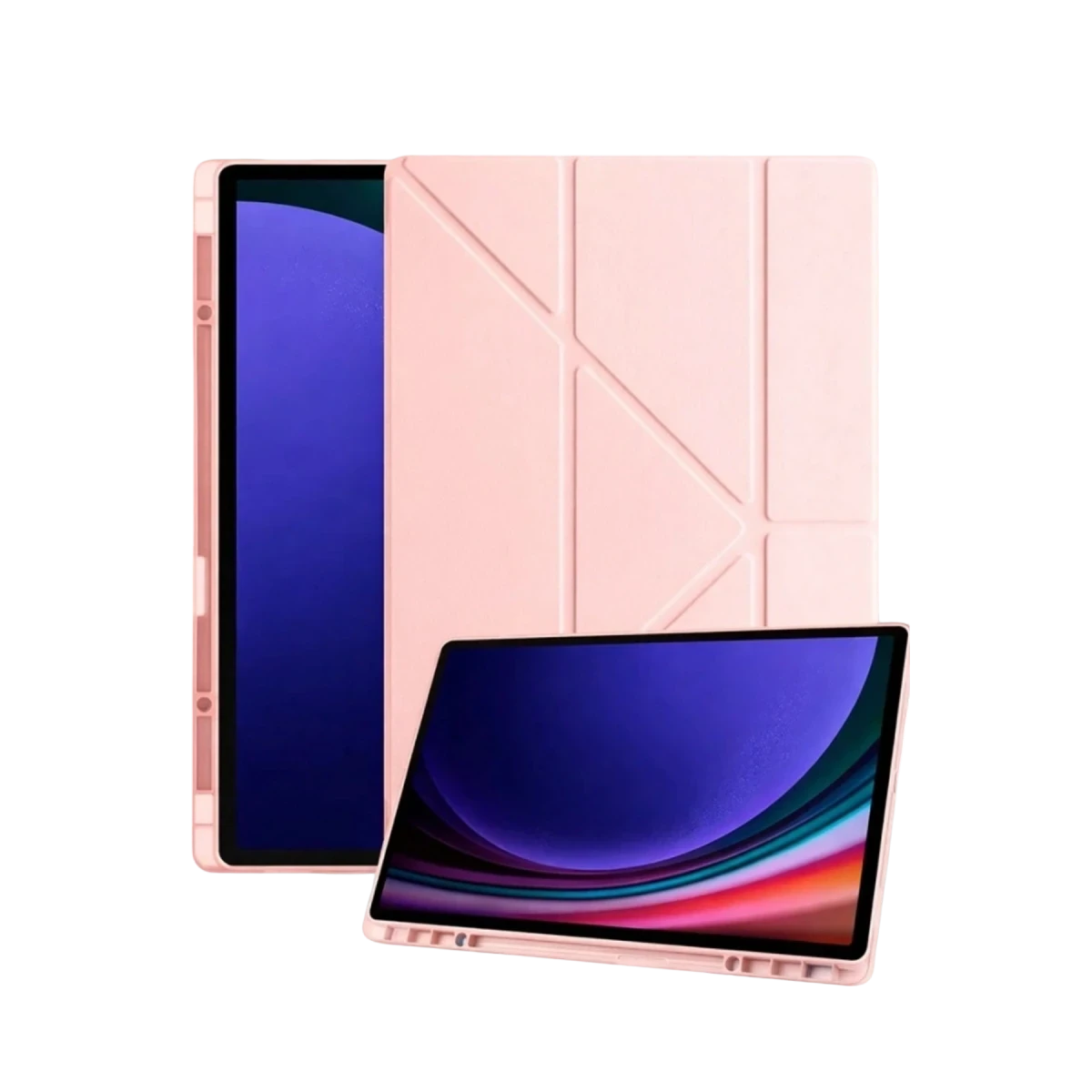 Samsung Galaxy X730 Tab S11 Kalemlikli Mars Tablet Kılıfı - Rose Gold