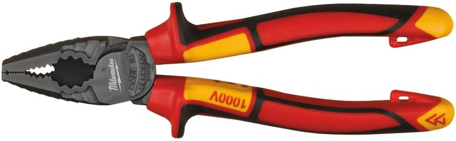 T4932464572 Ağır Hizmet Tipi VDE Elektrikçi, İzoleli Kombine Pense 180mm
