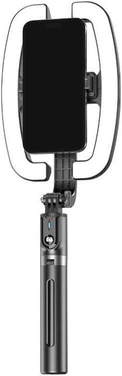 BLV32 1.38m RGB Ring Light LED Işıklı Selfie Çubuğu ve Tripod - Bluetooth Uzaktan Kumandalı (BLV32)