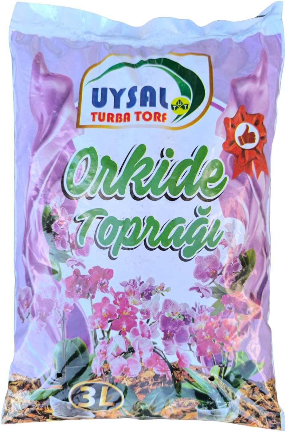 Orkide Toprağı (3 Litre), Vitaminli Orkide Toprağı, Orkide Çiçeklendirme Toprağı Orkide