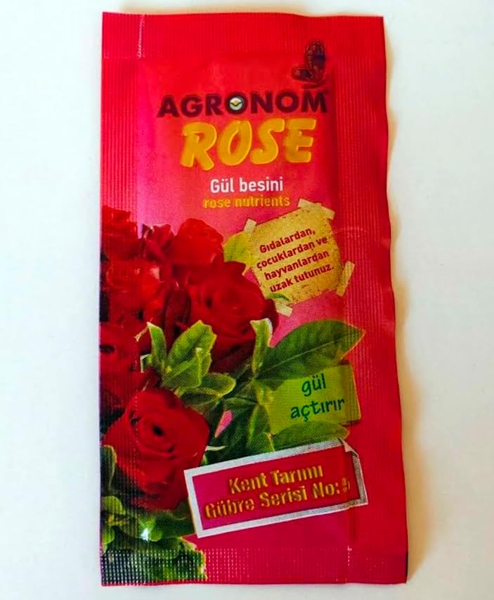 ROSE Gül Besin Takviyesi, Güller İçin Özel Gübre Katkısı, Canlı Renk ve Uzun Ömürlü Çiçeklenme Sağlayan Formül
