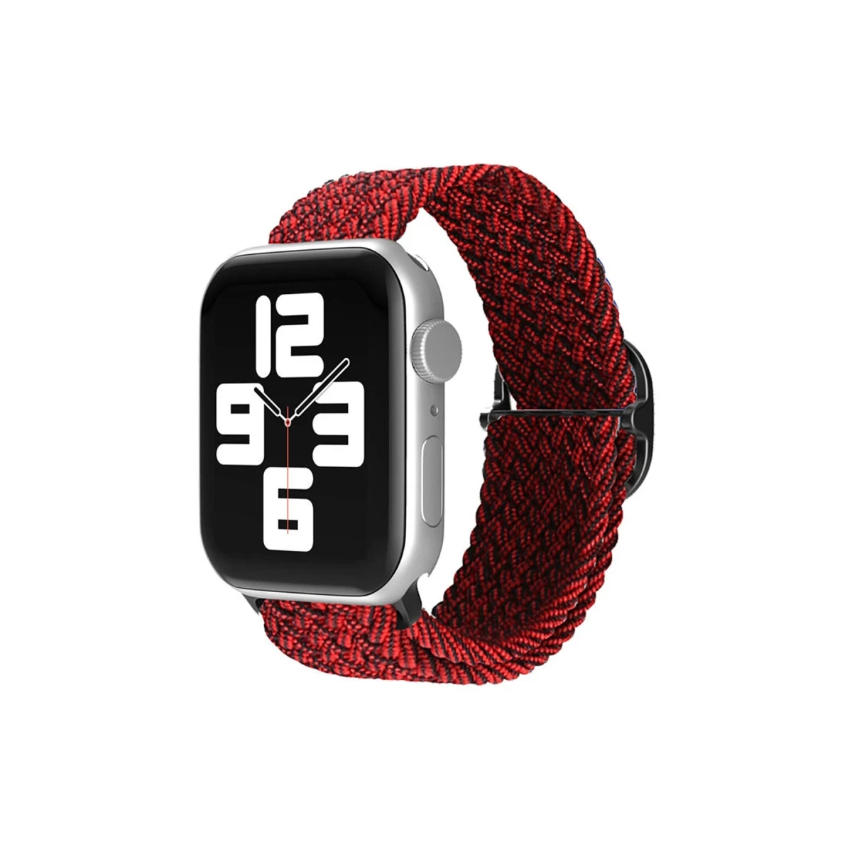 Apple Watch 38mm Star Kordon - Siyah-Bordo