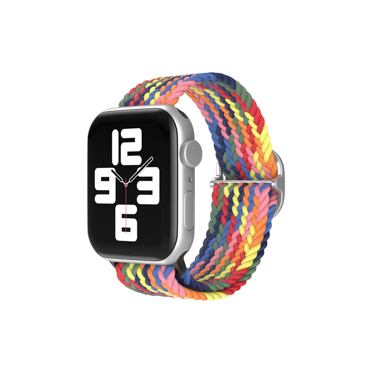 Apple Watch 38mm Star Kordon - Siyah-Kırmızı-Sarı