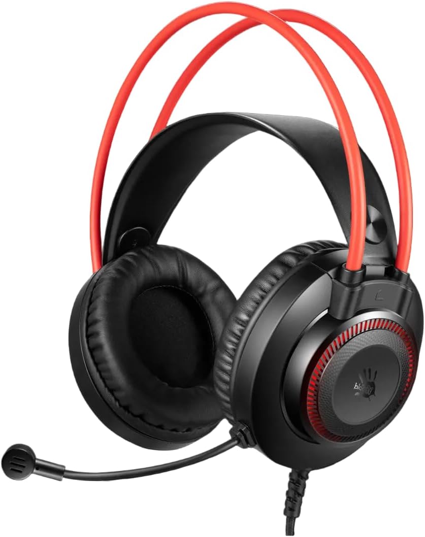 G200S Stereo USB Mikrofonlu, 7 Renk LED Işık Döngüsü, Gaming (Oyuncu) Kulaklığı, Siyah