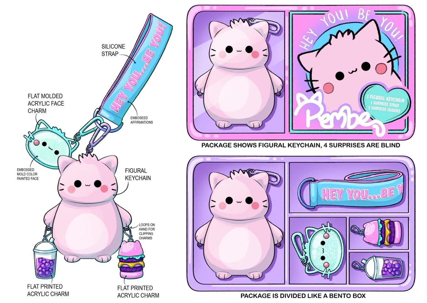 40313 Pembe Mystery Bento Box