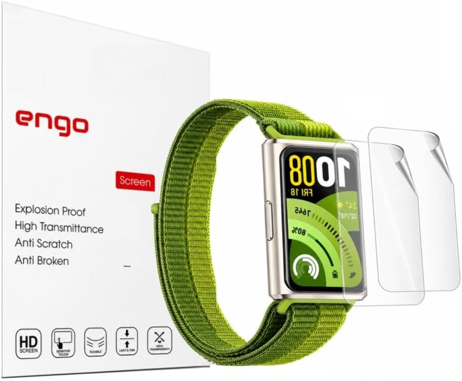 Huawei Band 11 Pro İle Uyumlu Ekran Koruyucu, Tam Kaplayan Akıllı Saat Koruması, Çizilmeye Dayanıklı Tpu Koruma 2 Adet, Hd Şeffaf