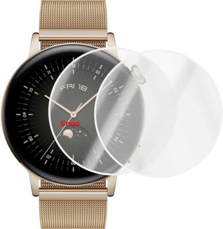 Huawei Watch GT3 42mm İle Uyumlu Ekran Koruyucu, Tam Kaplayan Akıllı Saat Koruması, Çizilmeye Dayanıklı Tpu Koruma 2 Adet, Hd Şeffaf