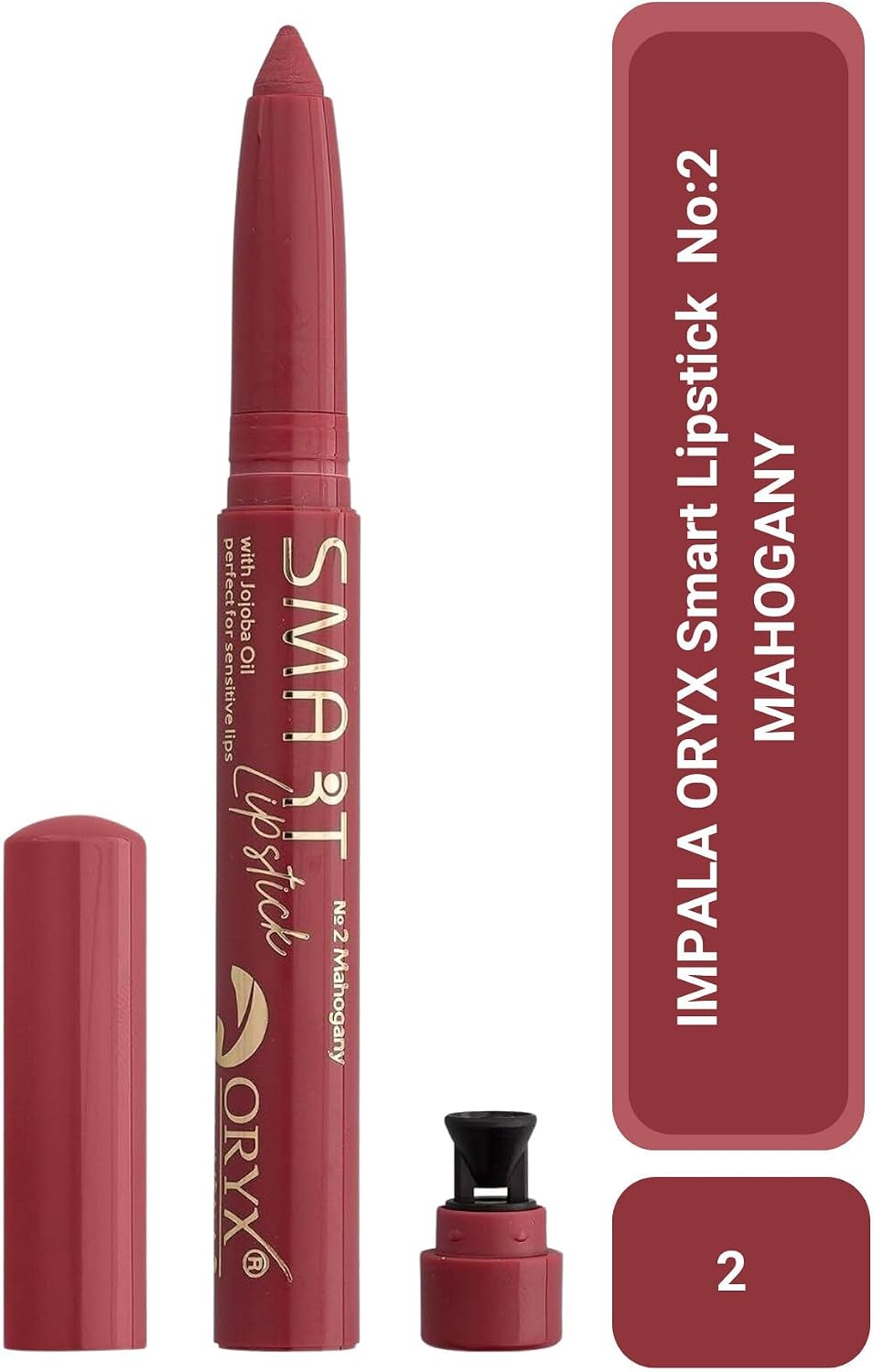 Ruj - Oryx Smart Lipstick No: 2 Mahogany/Maun