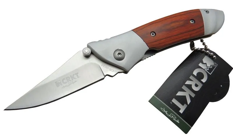 CR 0035 RD Kamp Çakı 18 cm - Metal &amp; Gül Ağacı Saplı, Kılıflı, Kutulu