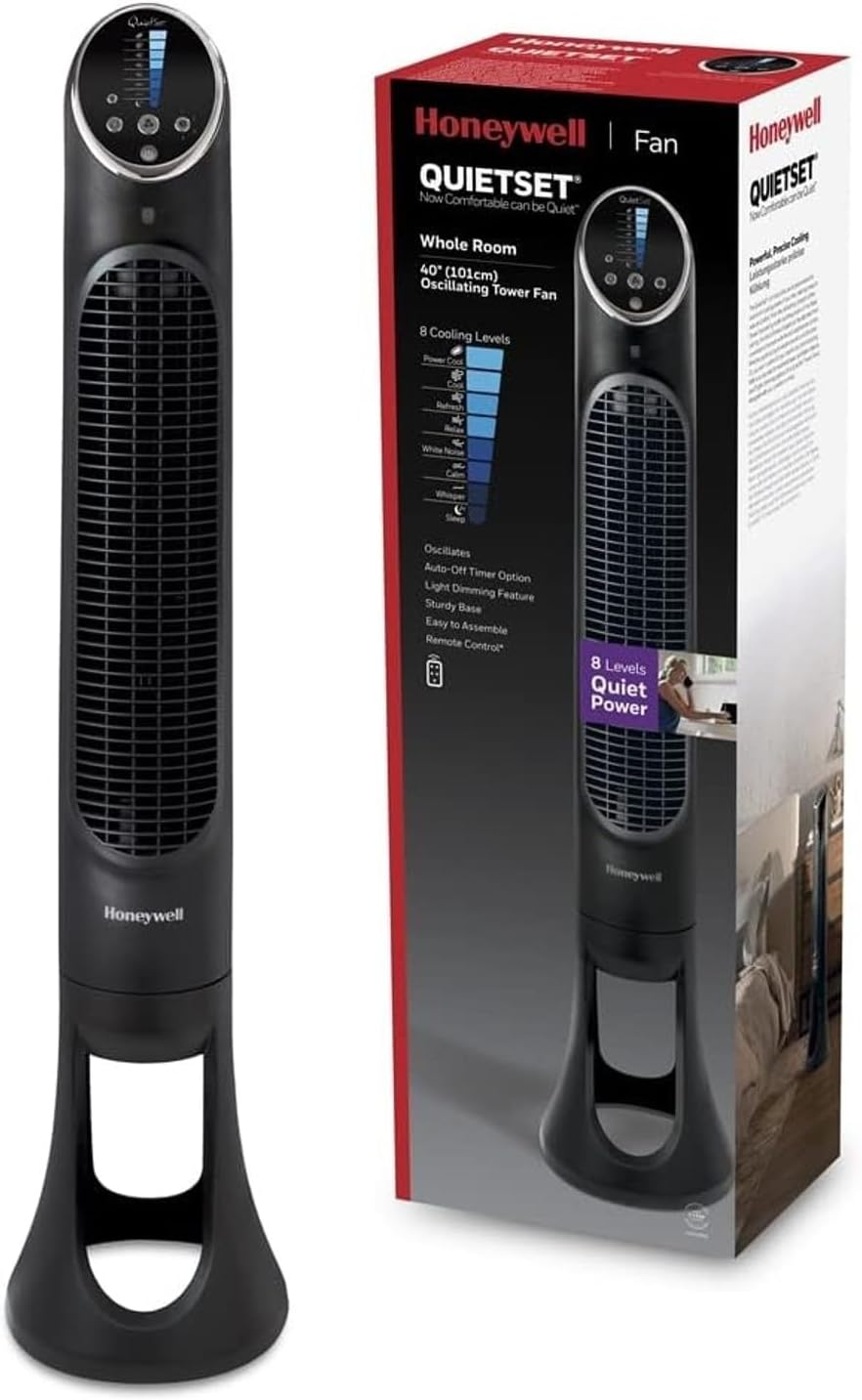 QuietSet Tower HYF290, 8 Hız Ayarı, 80 Derece Salınım, Zamanlayıcı Fonksiyonu, Uzaktan Kumanda, Kısma Seçenekleri
