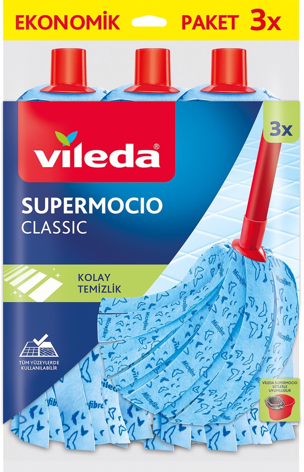 Klasik Yedek Paspas, 3 Parça