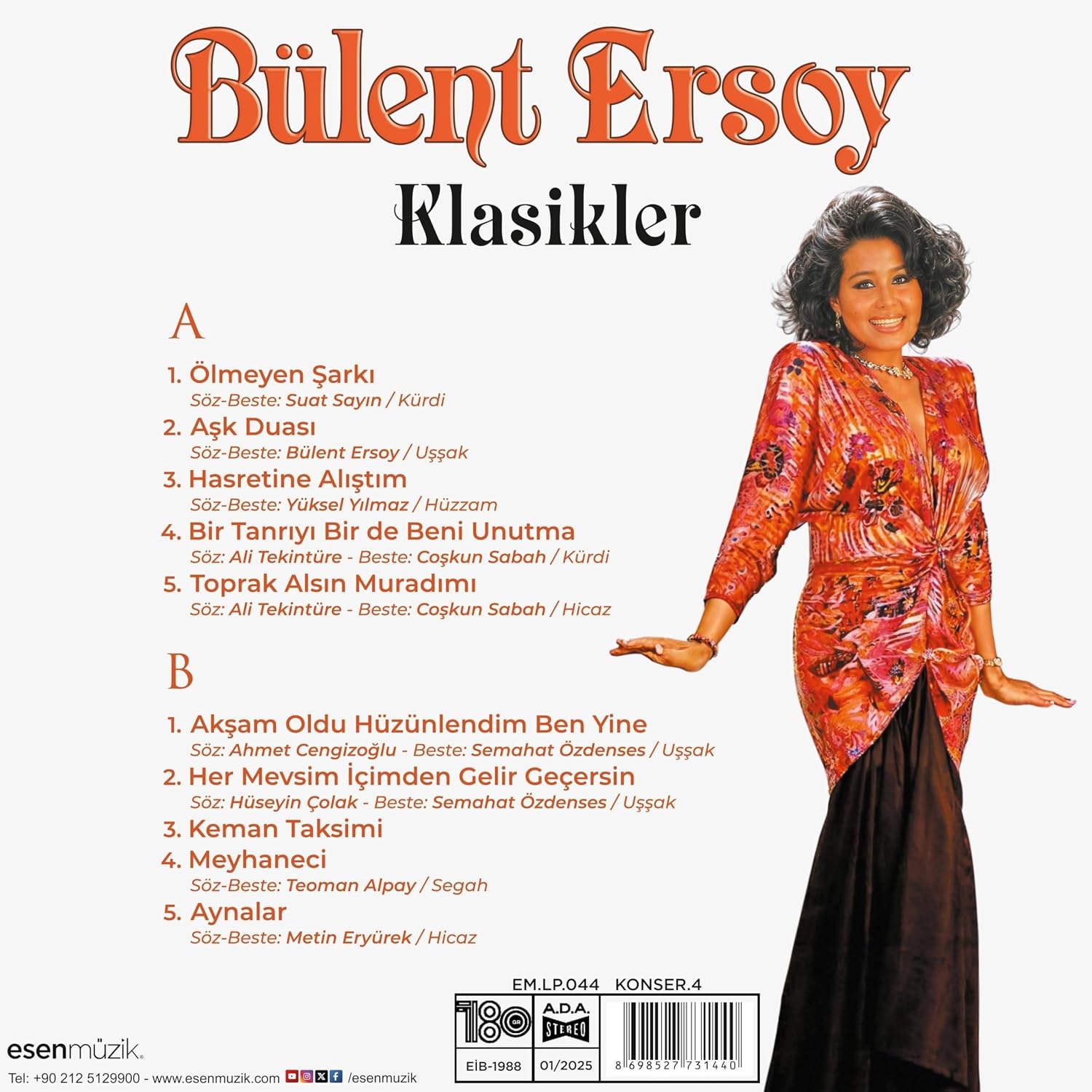 Bülent Ersoy Klasikler Plak
