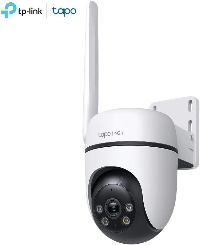 TP-Link C501GW | 4G LTE Dış Mekan Güvenlik Kamerası | 360° Görüntüleme | 1080P Full HD | Renkli Gece Görüşü | IP66 | AI Algılama | Alarm | PoE Desteği | microSD & Bulut Destekli