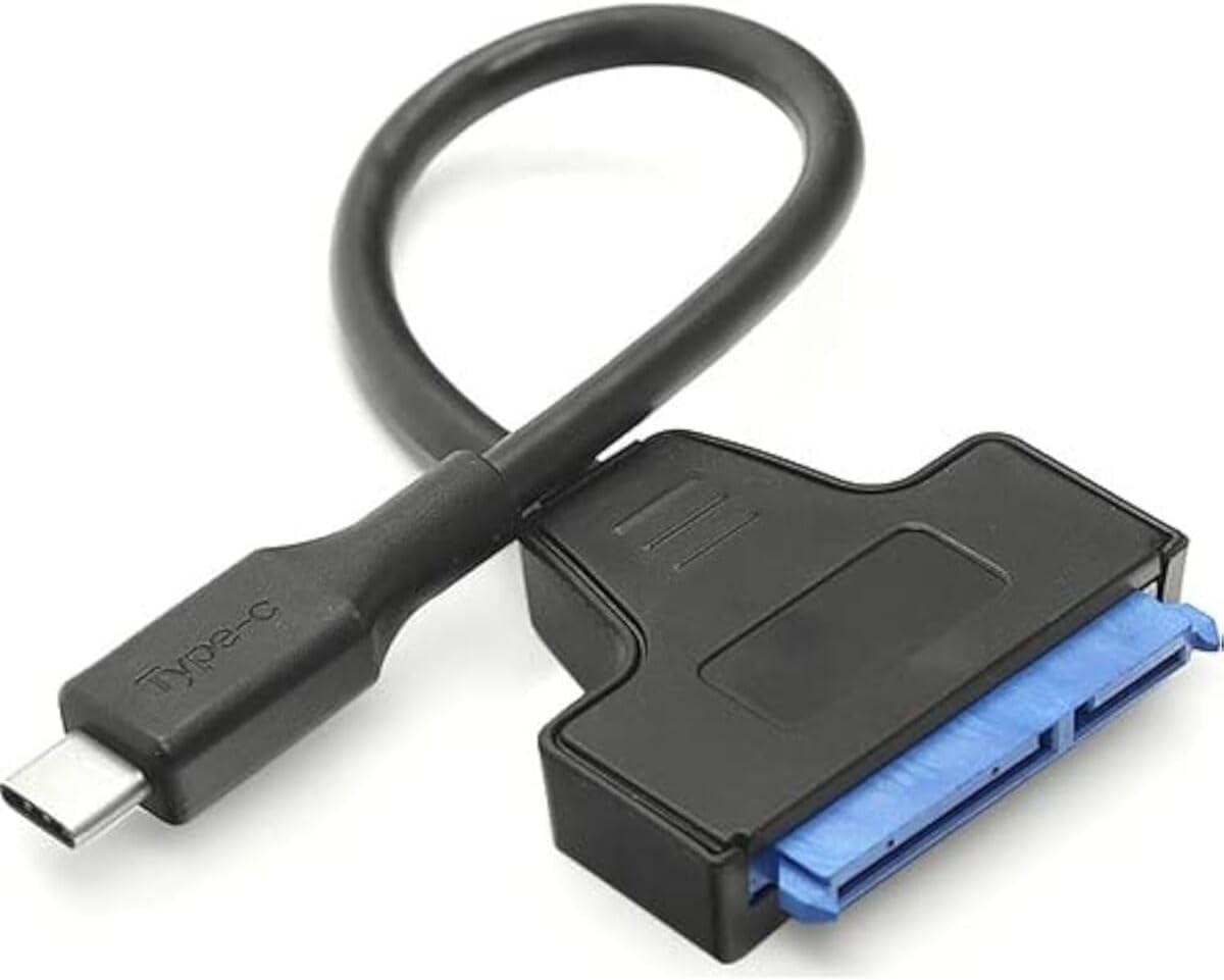 USB Type-C SATA 3.0 Dönüştürücü Kablo | 2.5inç SSD HDD Disk Bağlantı Adaptörü 6Gbps Tak-Çalıştır