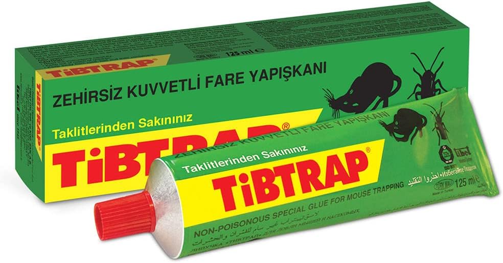 Tibtrab 1203401 Fare Yapışkanı, Kuvvetli ve Zehirsiz