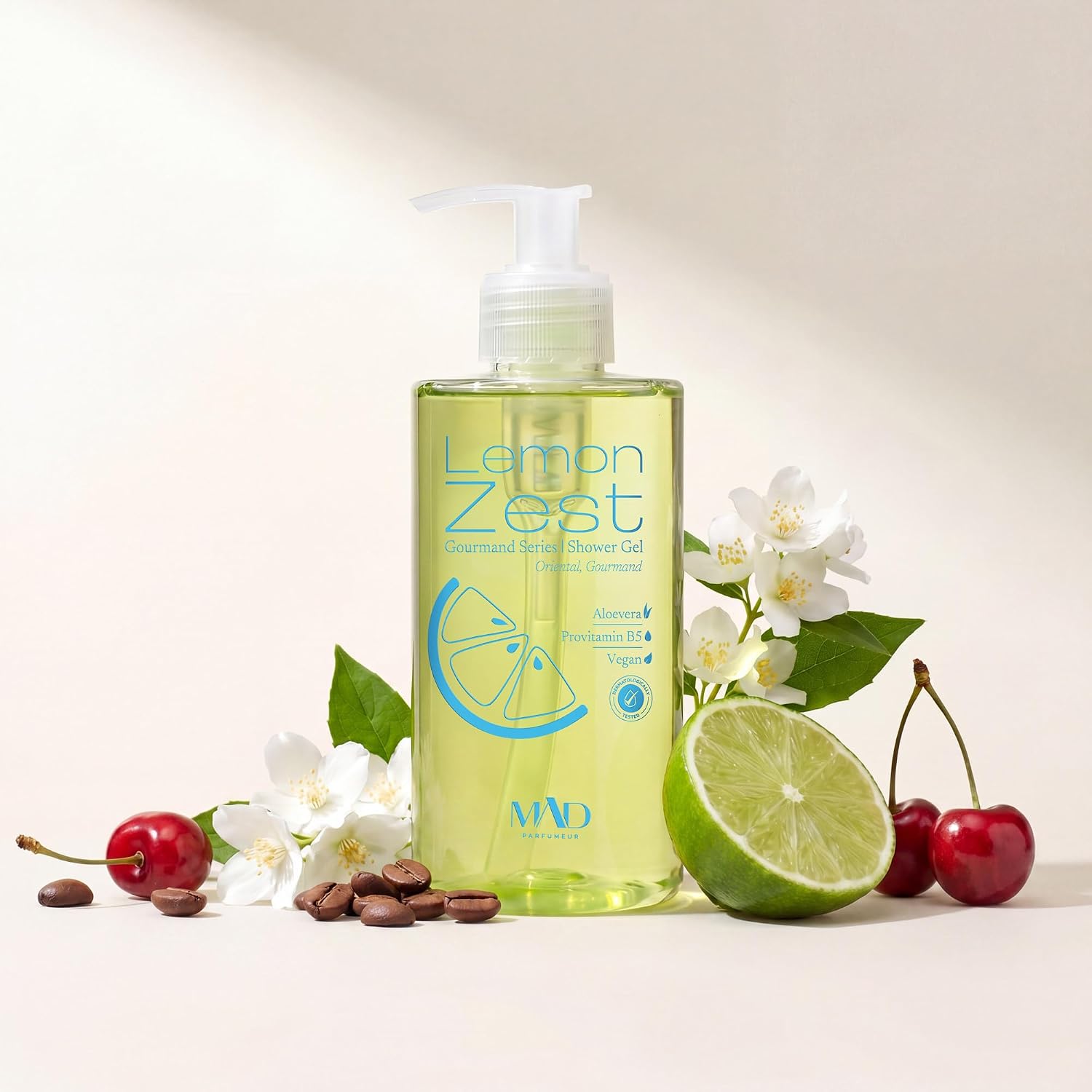 MAD Lemon Zest Duş Jeli 300 ml–Armut,Misket Limonu&Vanilya
