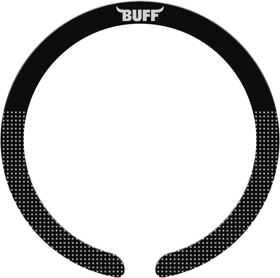 Buff, BL23 Magsafe Uyumlu Ring Adapter Metal Halka Plaka, Siyah