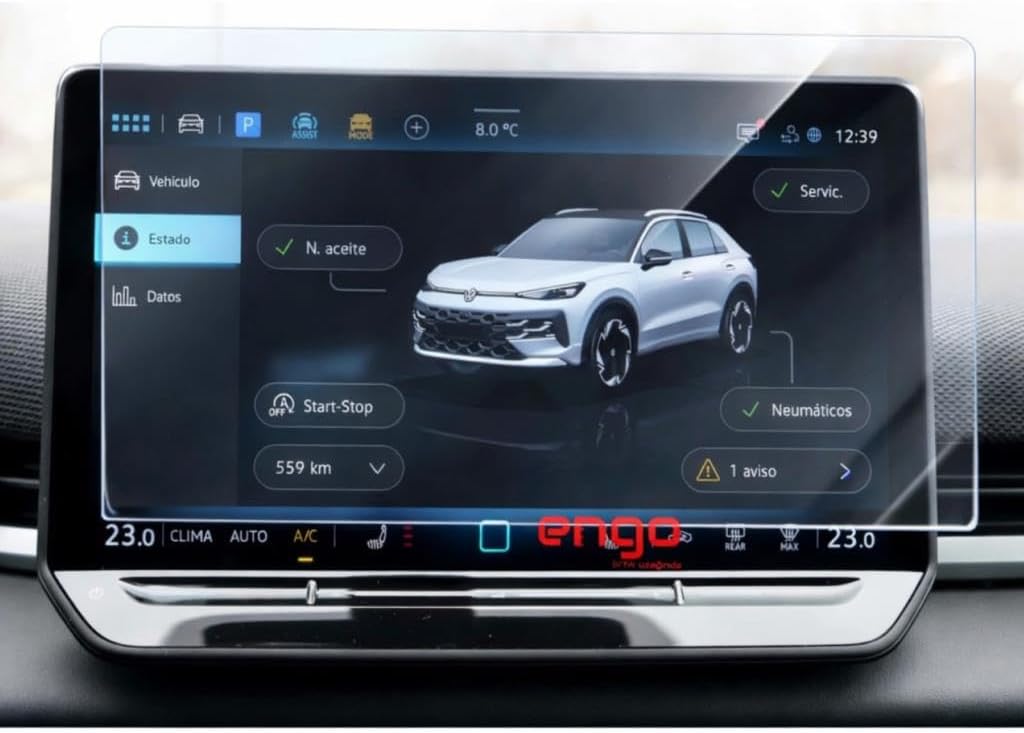 Volkswagen T-Roc 12.9 İnç İle Uyumlu Ekran Koruyucu Multimedya Nano
