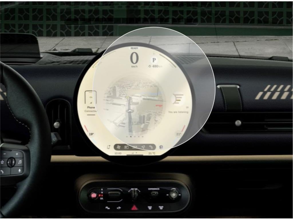 Mini Cooper Multimedya & Navigasyon 8.8 İnç İle Uyumlu Mat Ekran Koruyucu 9H Nano