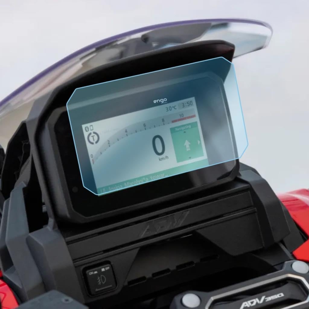 Honda Adv350 İle Uyumlu Motosiklet Ekran Koruyucu 5 İnç Tft Dijital Gösterge Paneli İçin 9h Kırılmaz Esnek Nano Cam Koruma