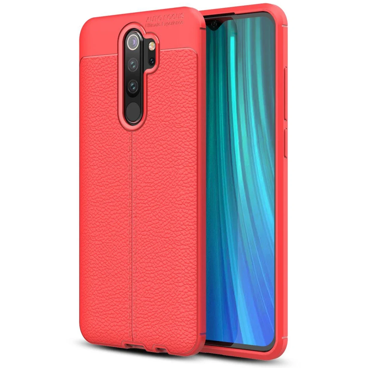 Xiaomi Redmi Note 8 Pro Kılıf Auto Focus Kapak - Kırmızı