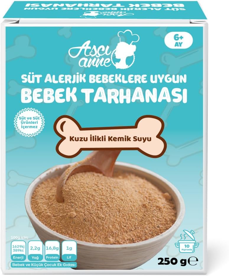 Aşçı Anne Süt Alerjik Bebek Tarhanası - 6+ Ay - 250G