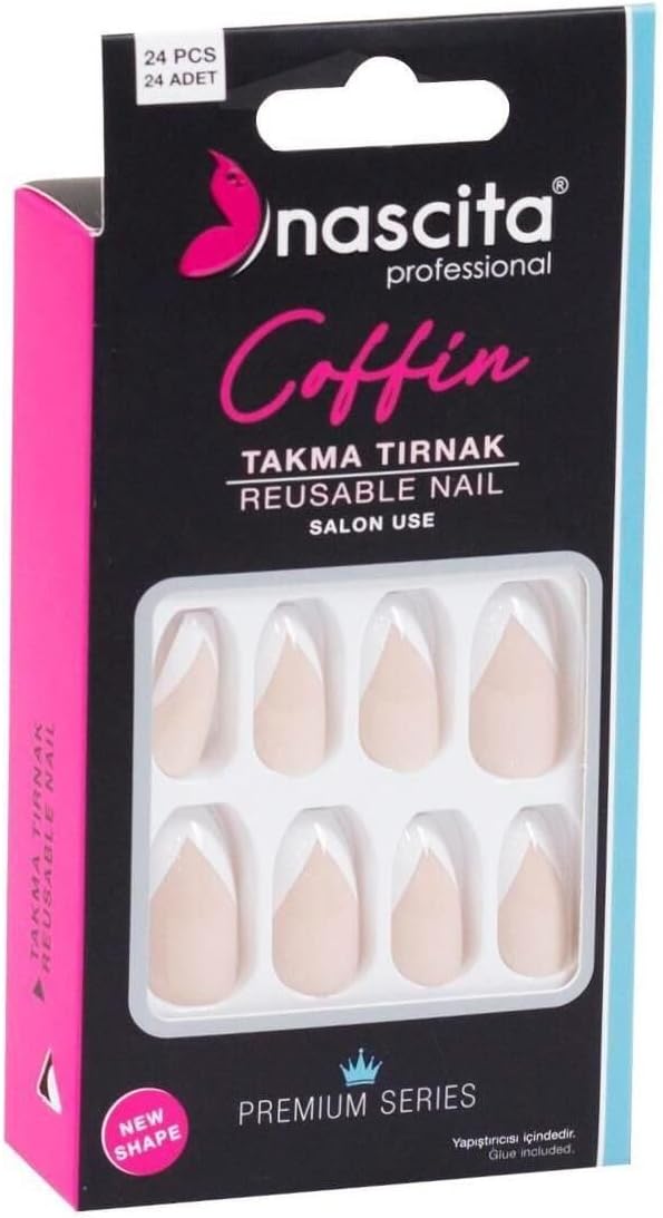 24'lü Coffin Renkli Takma Tırnak - 144