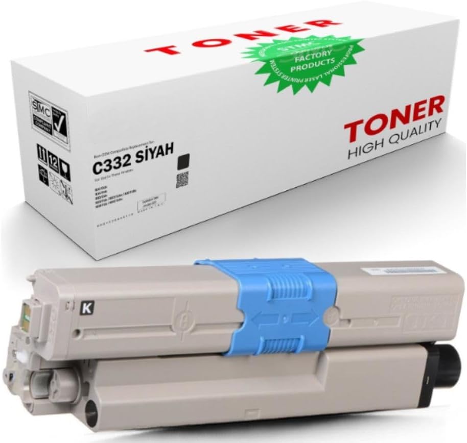 OKİ Uyumlu C332 / MC363 MUADİL TONER siyah