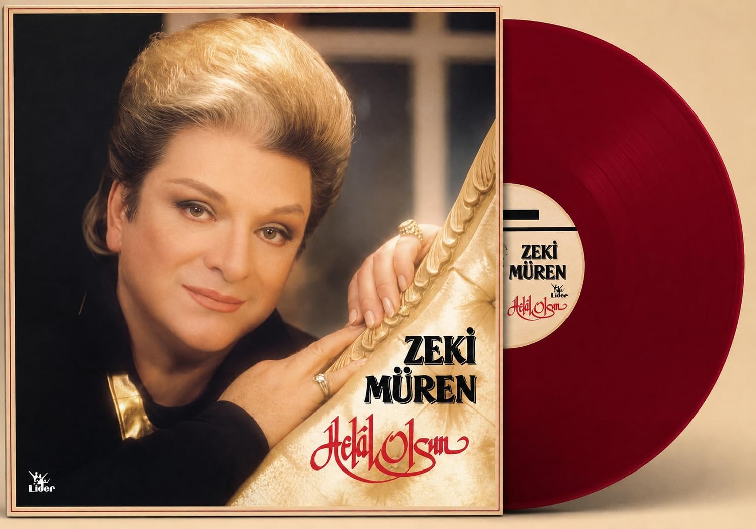 Zeki Müren Helal Olsun Renkli Plak LP