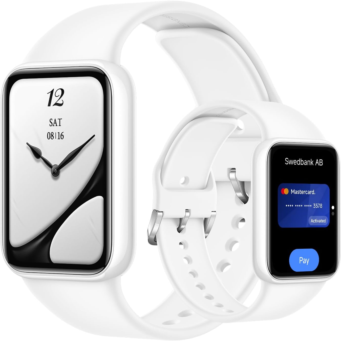 Smart Band 10 Pro Ceramic Edition Akıllı Bileklik, 1.74 İnç AMOLED Ekran, Dahili GPS, 150+ Spor Modu, 5ATM Suya Dayanıklı