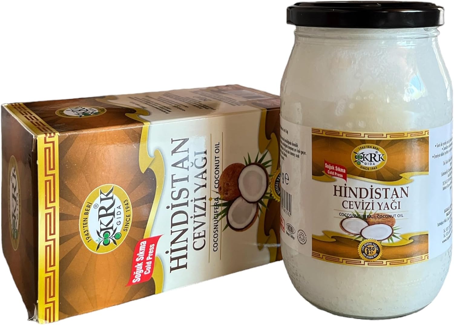 Hindistan Cevizi Yağı Soğuk Sıkma 250 G