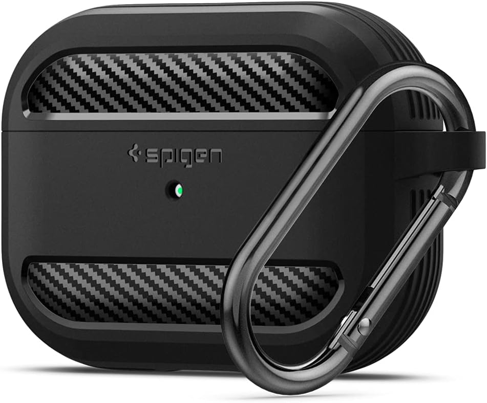 AirPods Pro 1 ile Uyumlu Kılıf Rugged Armor Matte Black - ASD00540