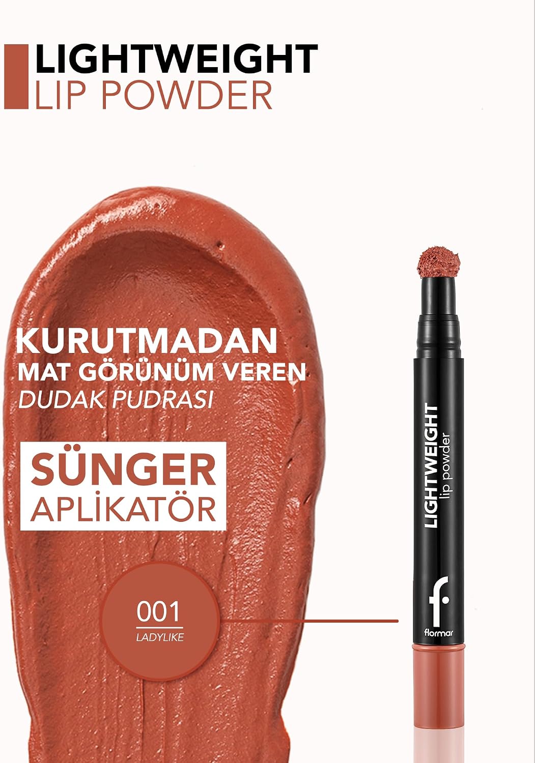 Ruj - Lightweight Lip Powder 001 Ladylike 33000116-001 One Size