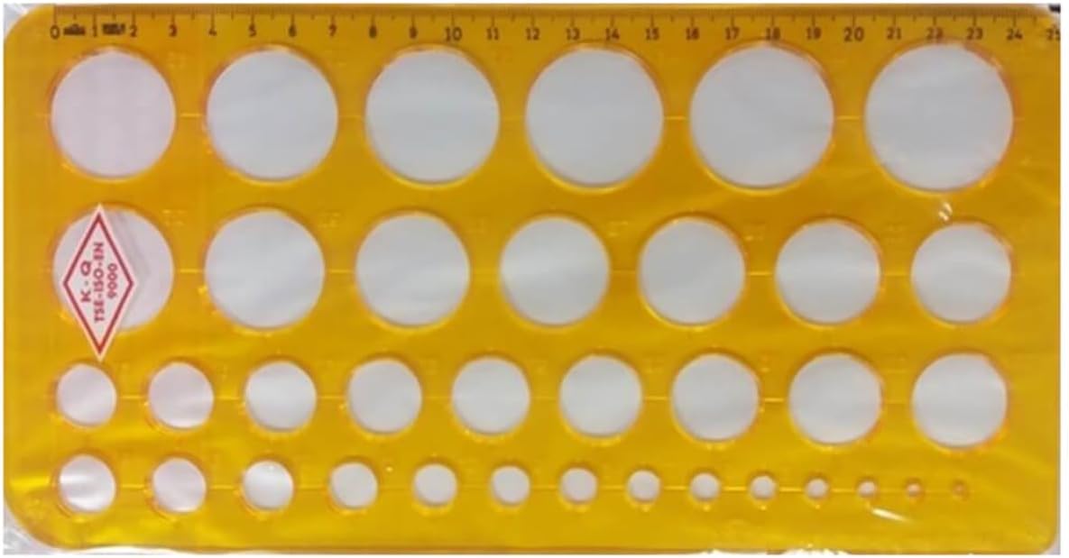 DAİRE ŞABLONU 1-35MM, Asorti