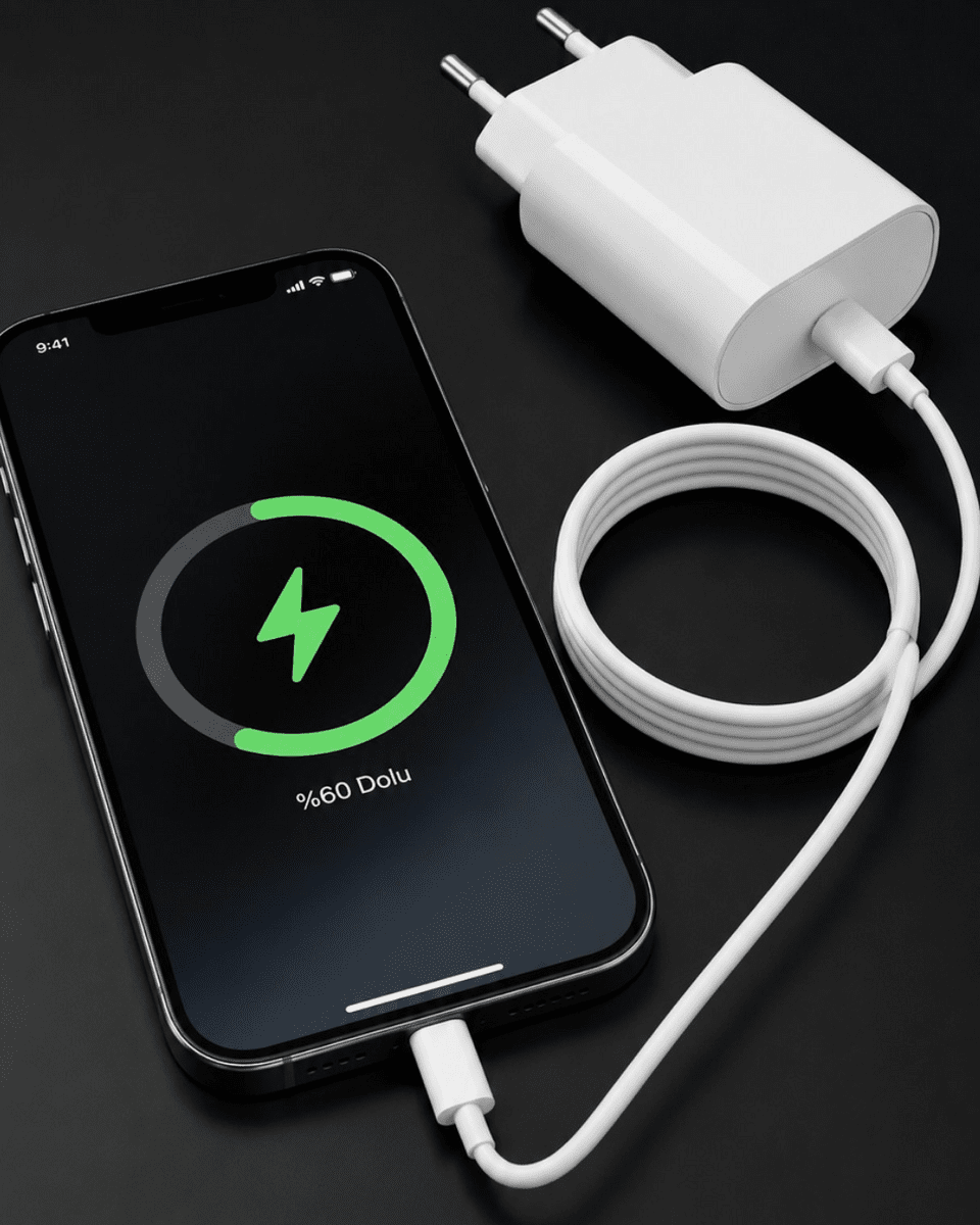 iPhone 14 13 12 Mini 11 XR XS X 20W Hızlı Şarj Adaptörü
