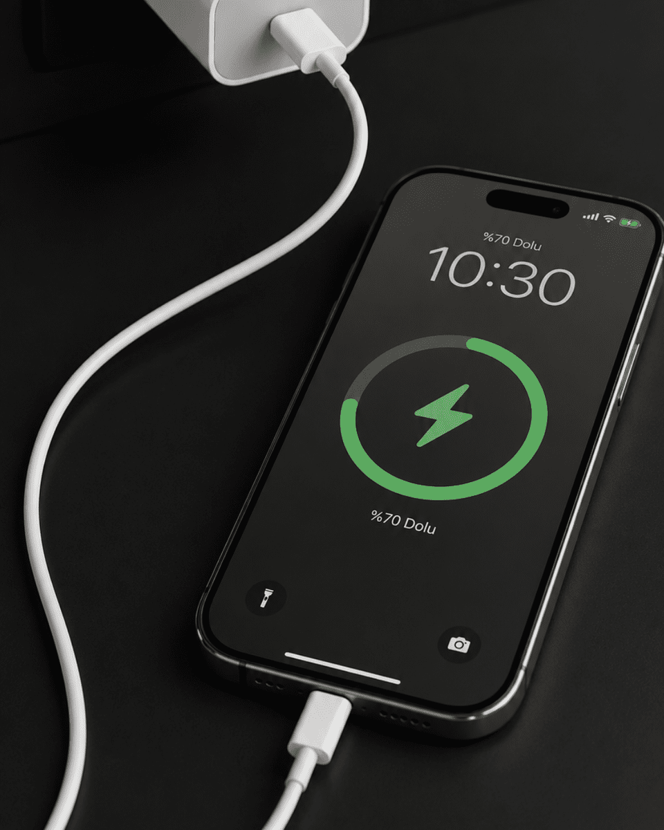 iPhone 13 12 11 XR XS X SE 2022 2020 20W Lightning Şarj Cihazı