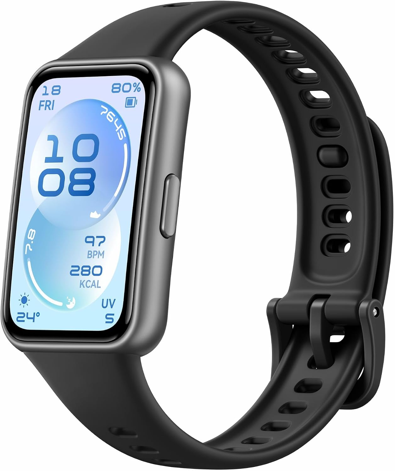 Band 11 Akıllı Saat, 1.62″ AMOLED Ekran, 1500 nit, Spor ve Aktivite Takibi, Kalp Atış Hızı ve SpO2 Ölçümü, 14 Güne Varan Pil Ömrü, Duygusal Zindelik Özellikleri, 5 ATM Suya Dayanıklılık, Siyah