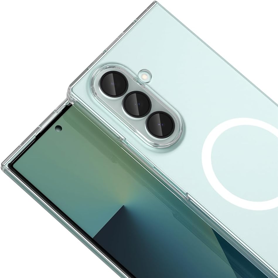 Samsung Galaxy Z Fold 8 Ultra ile Uyumlu Kılıf Kablosuz Şeffaf Şarj Özellikli Lansman Kapak Orijinal (Samsung Galaxy Z Fold 8 Ultra ile Uyumlu, Kablosuz Şeffaf)