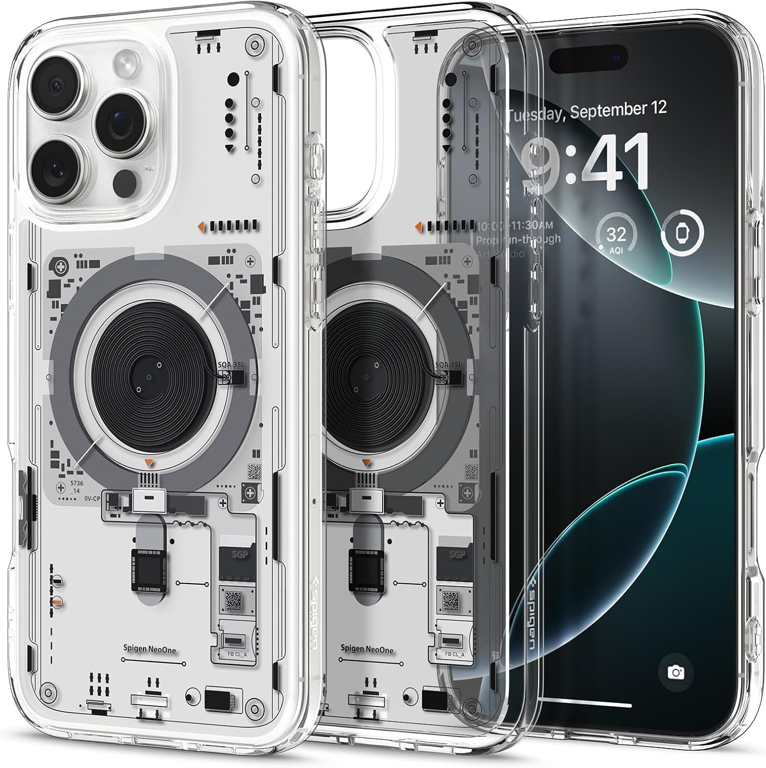 iPhone 16 Pro Max ile Uyumlu MagSafe Kılıf Ultra Hybrid Mag Fit Neo One - ACS08791
