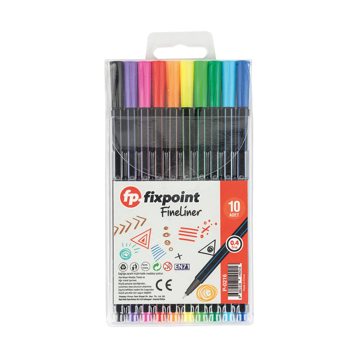 Fineliner Kalem 10'lu