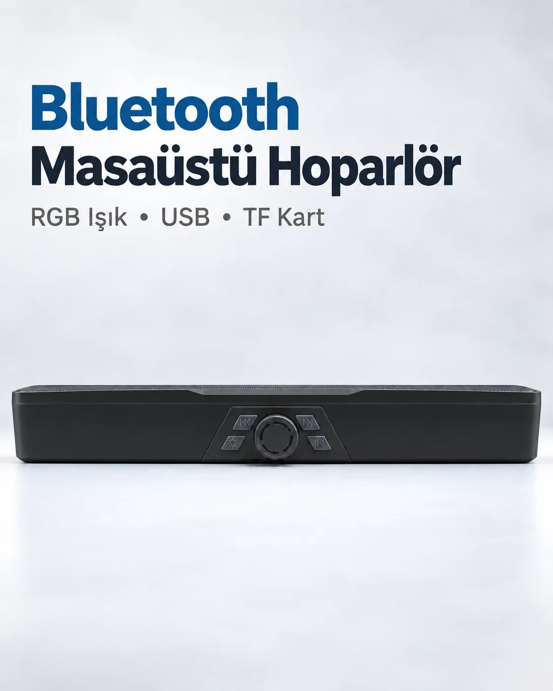 Masaüstü Soundbar Hoparlör Siyah