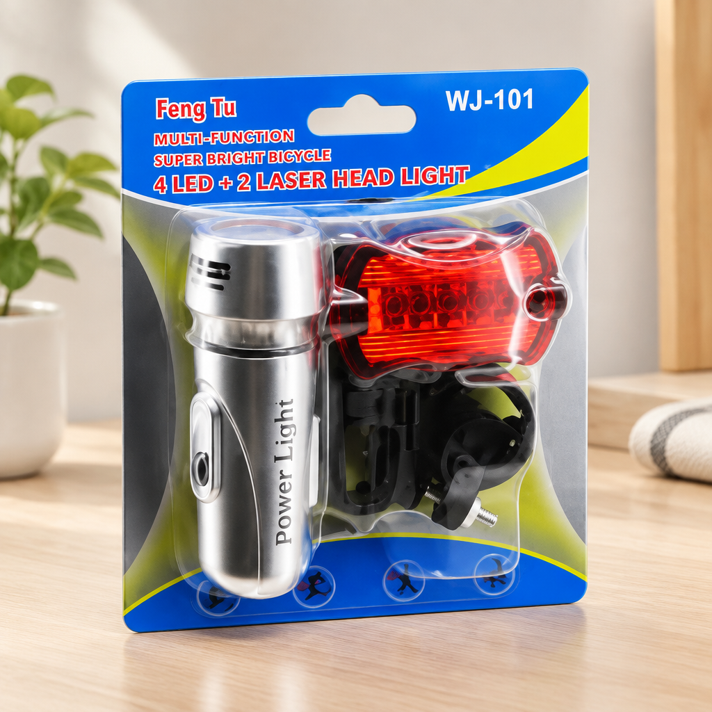 Multifonksiyonel LED Bisiklet Lambası Seti